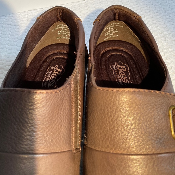 Bass Edith Go-To Comfort Women’s Brown Leather Shoe Size 8.5M NWOT - Picture 6 of 14